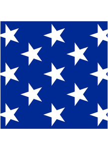 Patriotic Stars Backdrop. Walls, Doors, Windows  Decorations.