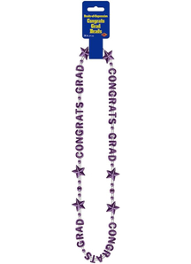 Purple Beads. Graduation Decorations.