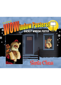Santa Claus. Walls, Doors, Windows Decoration.