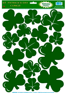 Shamrock Clings. St.Patrick'S Day.