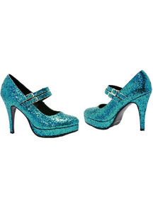 Shoe Alice Blue Glitter Size 7