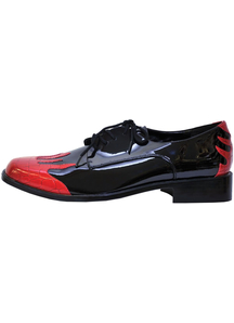 Shoe Flame Mens Bk/Rd Small