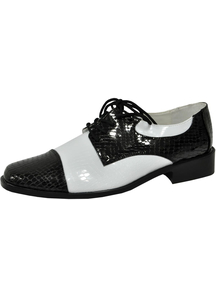 Shoe Oxford Bk And Wt Men Md