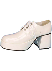 Shoe Platform Wht Pat Men Sm