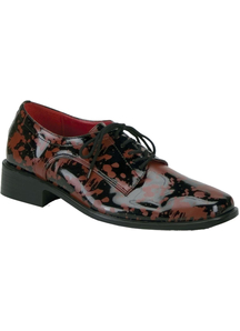 Shoes Blood Splatter Bk Rd Xl
