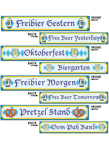 Sign Cutouts Form Oktoberfest.