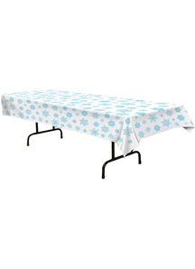 Snowflake Tablecloth. Holiday Decorations.