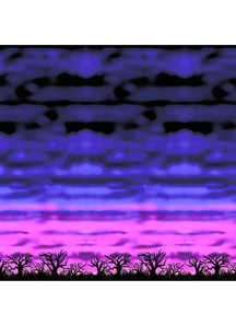 Spooky Sky Backdrop. Walls, Doors, Windows Halloween Decorations.
