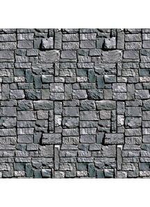 Stone Wall Backdrop. Walls, Doors, Windows Halloween Decorations.