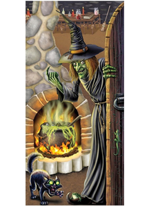 Witch'S Brew Door Cover. Walls, Doors, Windows Decoration.