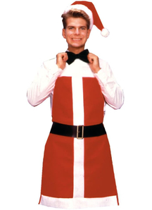Apron Santa Bartender