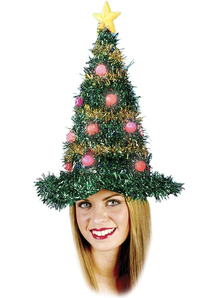 Christmas Tree Hat Light Up