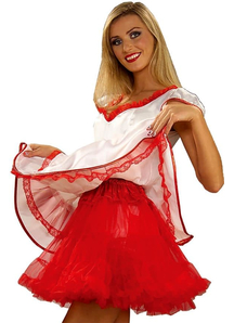 Crinoline Red Adult 19 Length
