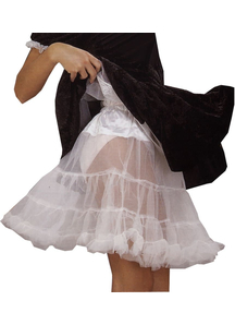 Crinoline White Ad Plus 19''
