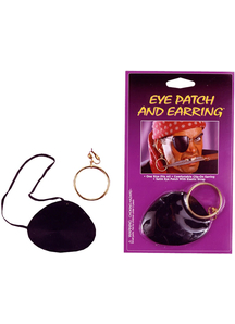 Eye Patch Satin W Earring