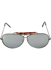 Glasses Aviator Gunmetal Mirro - 15334