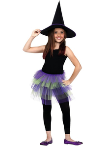 Glitter Tutu Child Purple Gree
