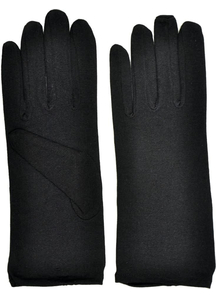 Gloves Ladies Nylon Blk 1 Size