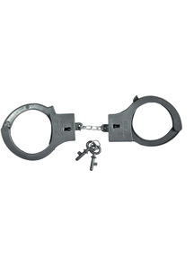 Handcuffs Plastic Silver