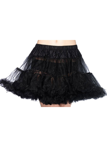 Petticoat Tulle Layerd Bk Plus