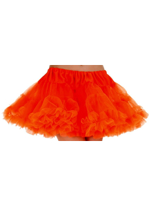 Petticoat Tutu Adlt Neon Orang