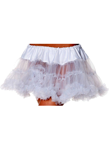 Petticoat Tutu Adult White