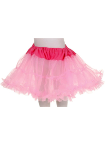 Petticoat Tutu Chld Bubble Gum
