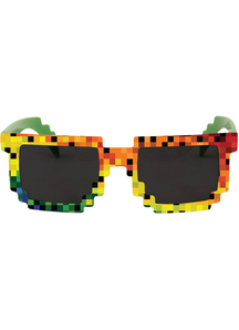 Pixel Glasses Rainbow