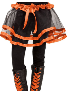 Ribbon Tutu Child Orange