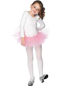 Tutu Flocked Polka Dots Cld Pk