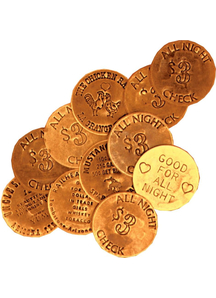 Bawdy House Tokens Bag Of 6