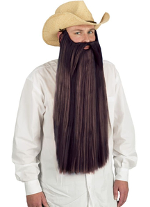 Beard With Mustache Brown