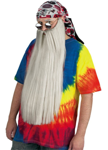Beard With Mustache Grey