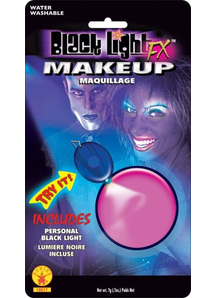 Blacklight Makeup Pink Glow