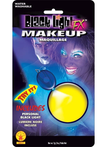 Blacklight Makeup Yellow Glow