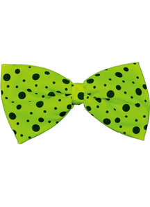 Bow Tie Jumbo Neon Lime Green