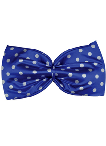 Bow Tie Jumbo Polkadot Blue