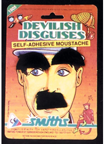 Chaplin Brow Mustache Black