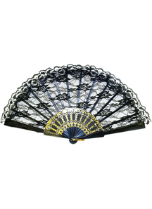 Fan Black Lace