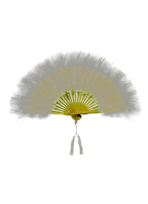 Fan Marabou Feather White