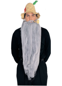 Mohair 25 Inches Grey Beard