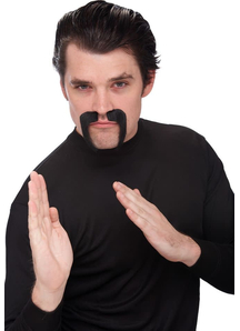Mustache Goatee China Man