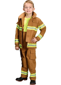 Tan Firefighter Child Costume