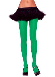 Tights Adult Green 1 Size