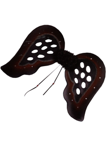Wings Goth Bk/Burgundy Tears