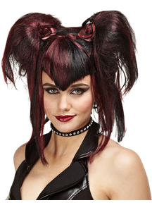 Bad Fairy Peruke Black Red