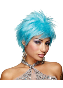 Blue Vivid Wig For Adults