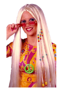 Braided Hippie Blonde Peruke