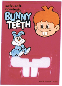 Bunny Teeth Blister Card