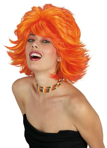 Choppy Red Orange Peruke